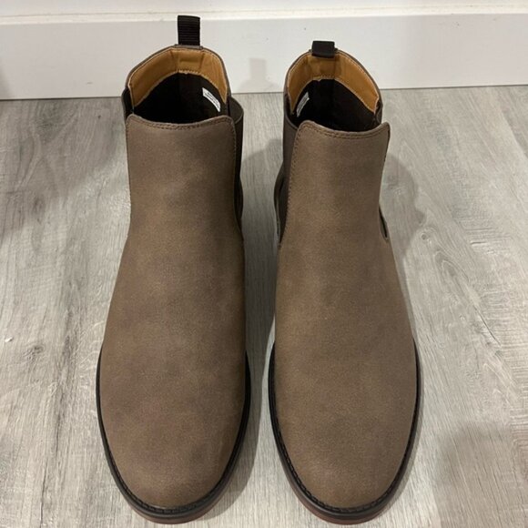 Mens Chelsea Boots Casual Leather Ankle Boots Comfortable Stylish Size 10 - Picture 4 of 6